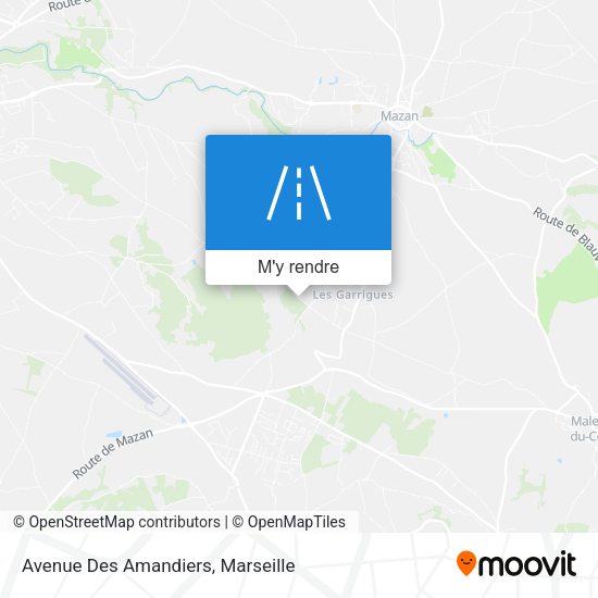 Avenue Des Amandiers plan