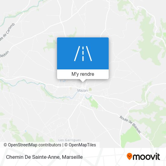 Chemin De Sainte-Anne plan