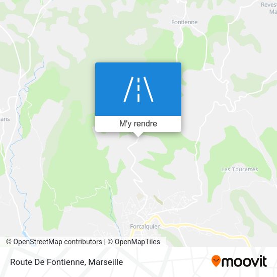 Route De Fontienne plan