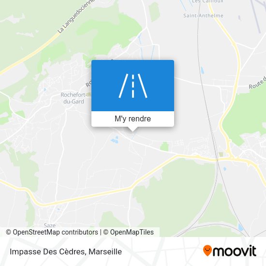 Impasse Des Cèdres plan