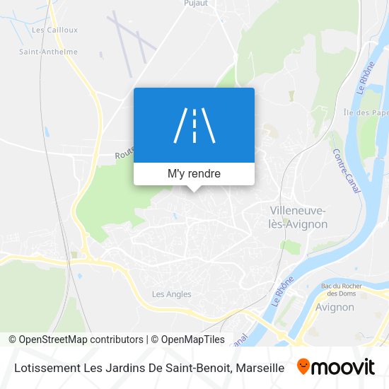 Lotissement Les Jardins De Saint-Benoit plan