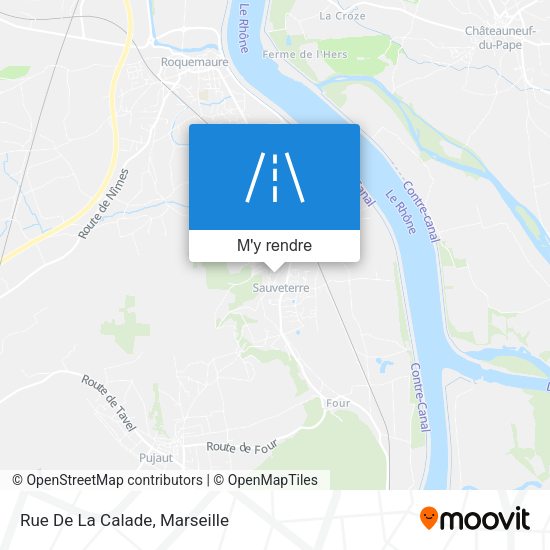 Rue De La Calade plan