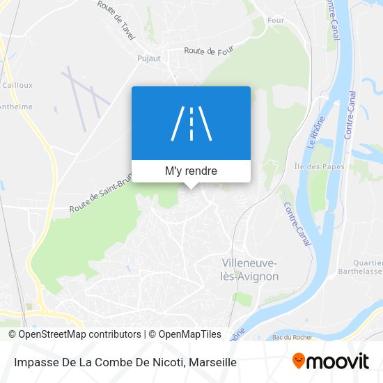 Impasse De La Combe De Nicoti plan