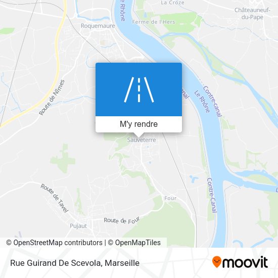 Rue Guirand De Scevola plan