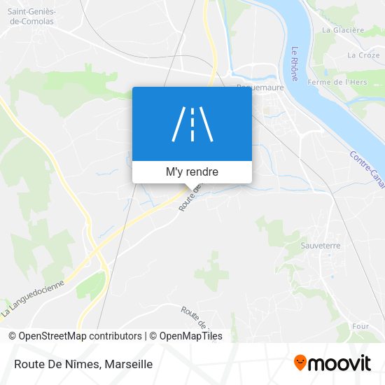 Route De Nîmes plan
