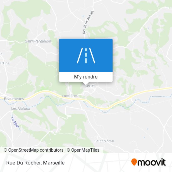 Rue Du Rocher plan