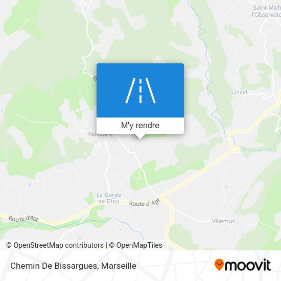 Chemin De Bissargues plan