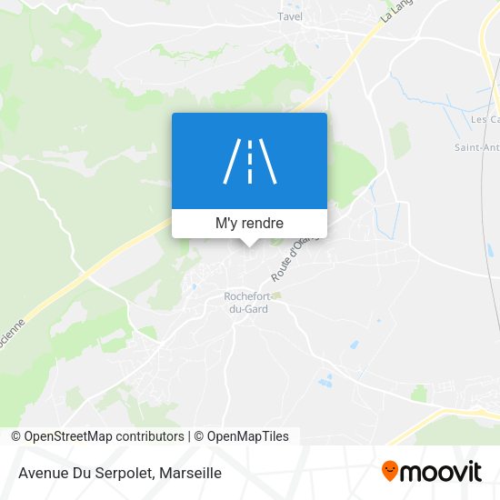 Avenue Du Serpolet plan