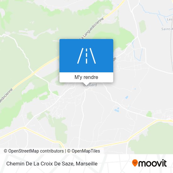 Chemin De La Croix De Saze plan