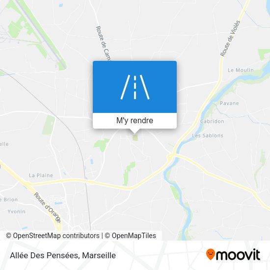 Allée Des Pensées plan