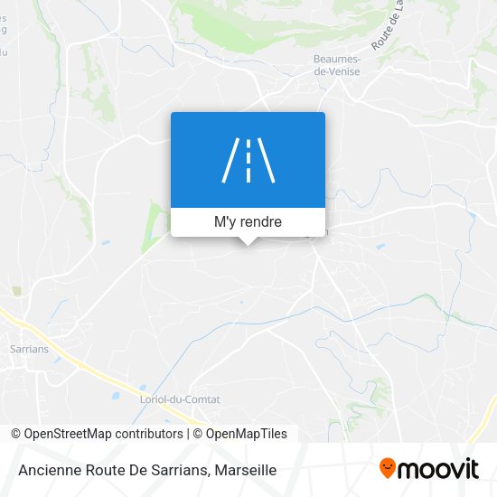 Ancienne Route De Sarrians plan