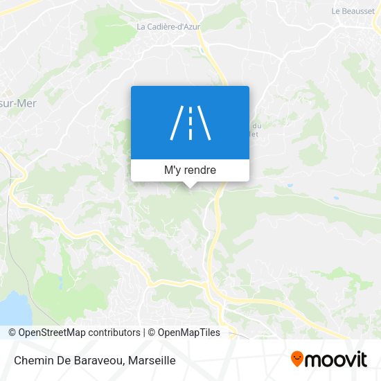 Chemin De Baraveou plan