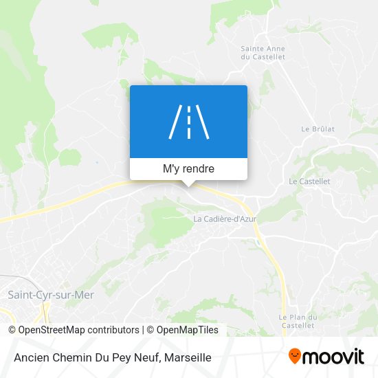 Ancien Chemin Du Pey Neuf plan