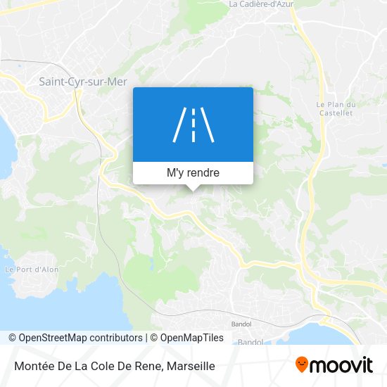 Montée De La Cole De Rene plan