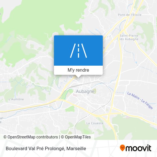 Boulevard Val Pré Prolongé plan