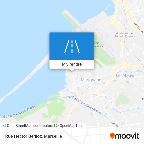 Rue Hector Berlioz plan