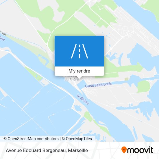 Avenue Edouard Bergeneau plan