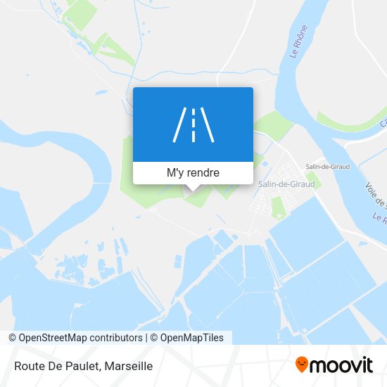 Route De Paulet plan