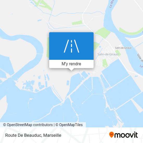 Route De Beauduc plan