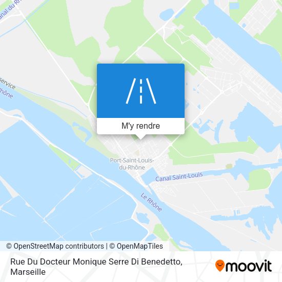 Rue Du Docteur Monique Serre Di Benedetto plan