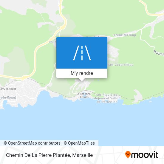 Chemin De La Pierre Plantée plan