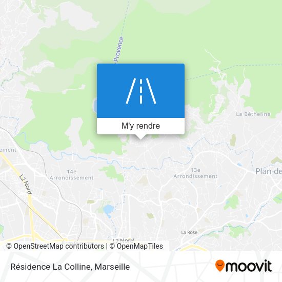 Résidence La Colline plan