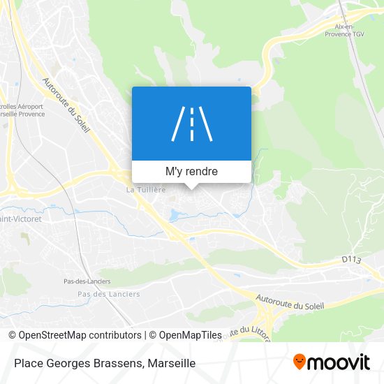 Place Georges Brassens plan