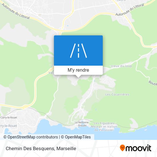 Chemin Des Besquens plan