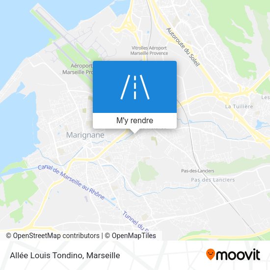 Allée Louis Tondino plan