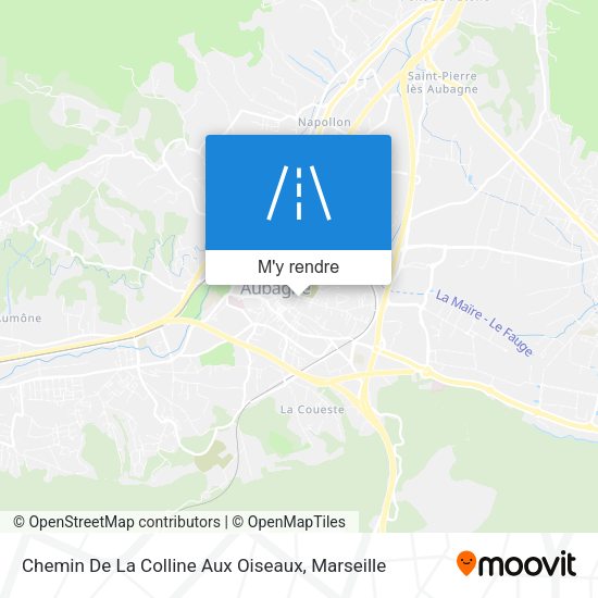 Chemin De La Colline Aux Oiseaux plan