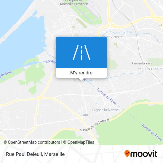 Rue Paul Deleuil plan