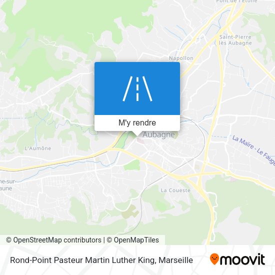 Rond-Point Pasteur Martin Luther King plan