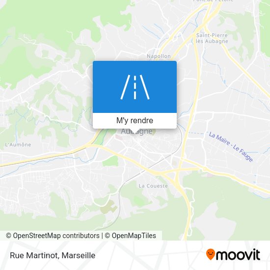 Rue Martinot plan