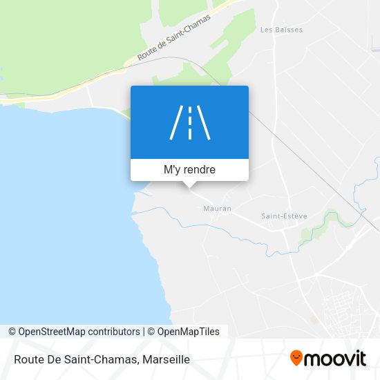 Route De Saint-Chamas plan