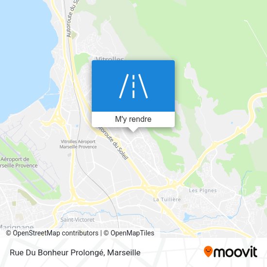 Rue Du Bonheur Prolongé plan