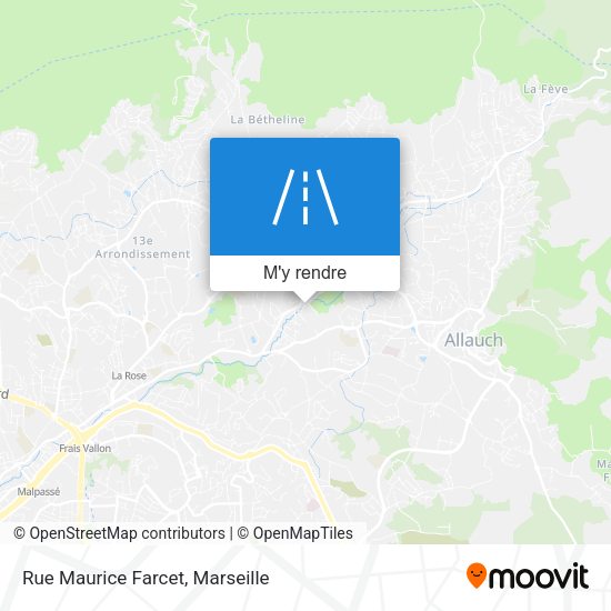 Rue Maurice Farcet plan