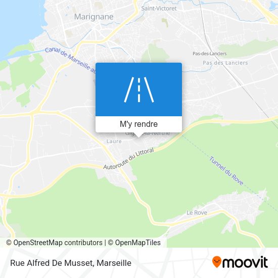 Rue Alfred De Musset plan