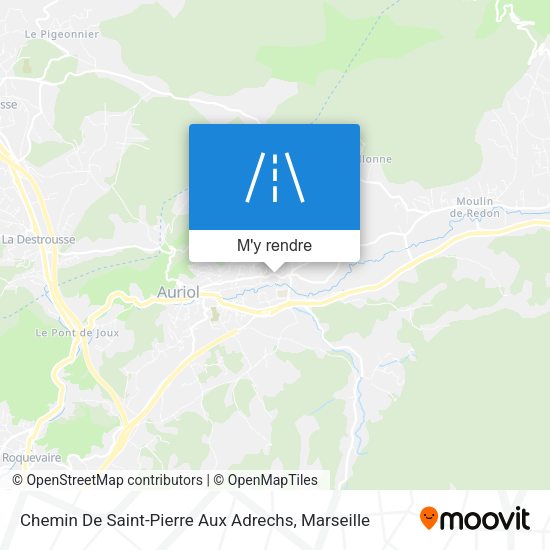 Chemin De Saint-Pierre Aux Adrechs plan