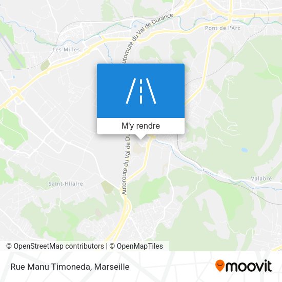 Rue Manu Timoneda plan