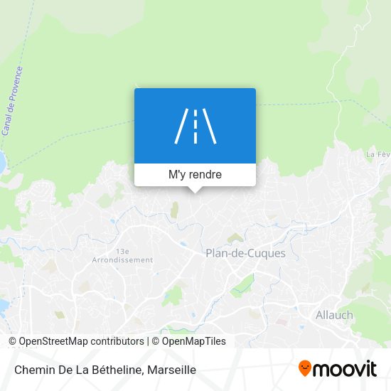 Chemin De La Bétheline plan