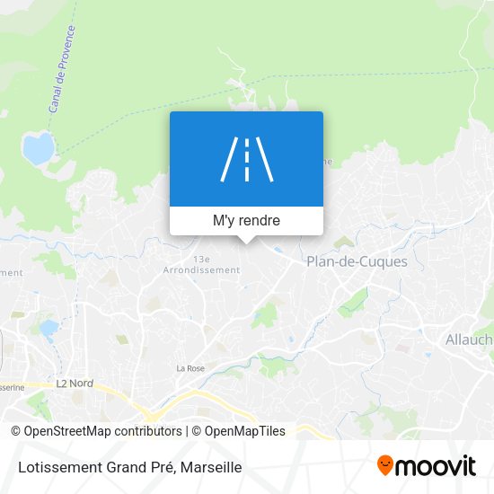 Lotissement Grand Pré plan