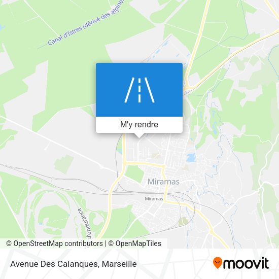 Avenue Des Calanques plan