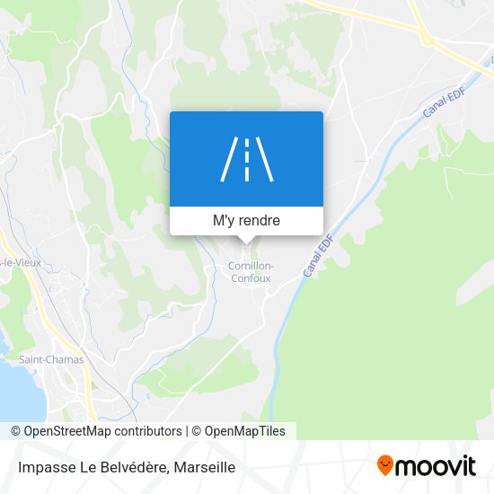 Impasse Le Belvédère plan