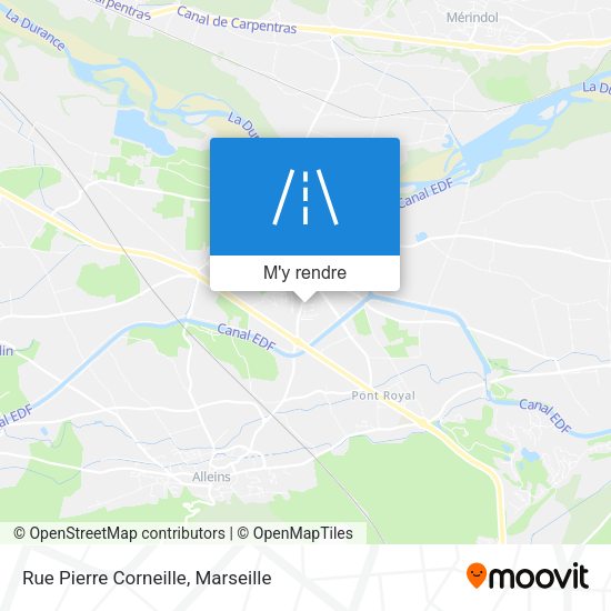 Rue Pierre Corneille plan