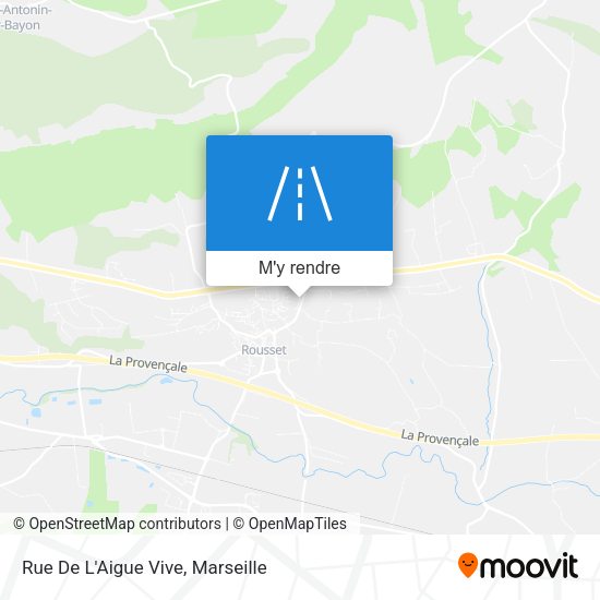 Rue De L'Aigue Vive plan