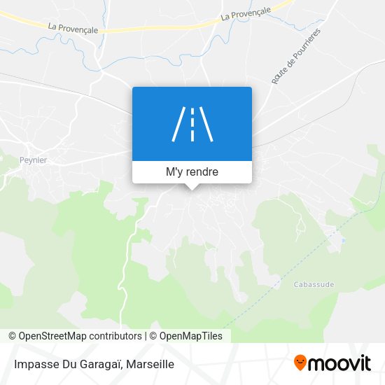 Impasse Du Garagaï plan