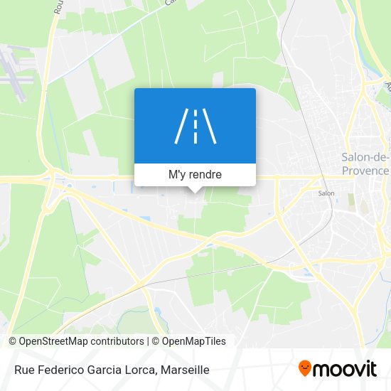 Rue Federico Garcia Lorca plan