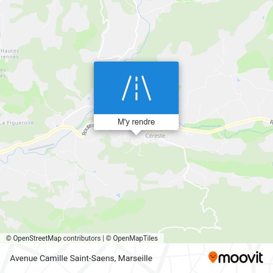Avenue Camille Saint-Saens plan