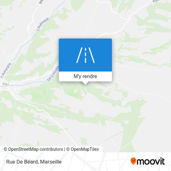 Rue De Béard plan