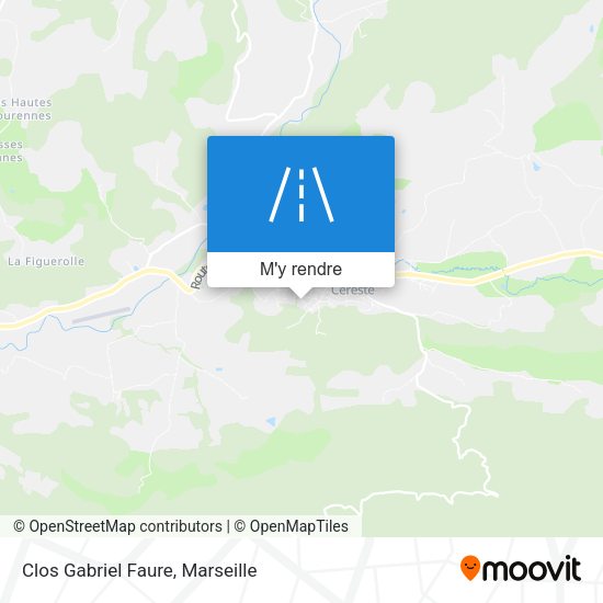 Clos Gabriel Faure plan